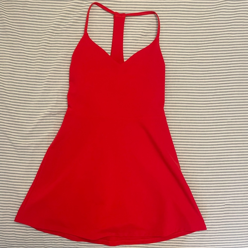 Spiritual Gangster Jet Active Dress - Red, XS, NWOT